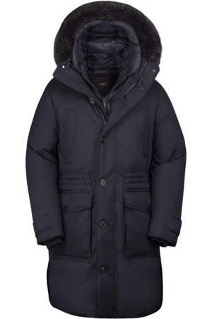 MOORER Hombre, Chaquetas, Azul, Talla: 4XL