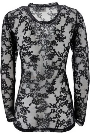 P.A.R.O.S.H. Mujer, Camisetas, Negro, Talla: L