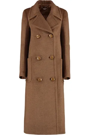 Stella McCartney Mujer, Abrigos, Marrón, Talla: M