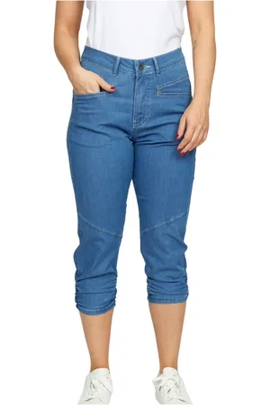 2-Biz Mujer, Vaqueros, Azul, Talla: XL