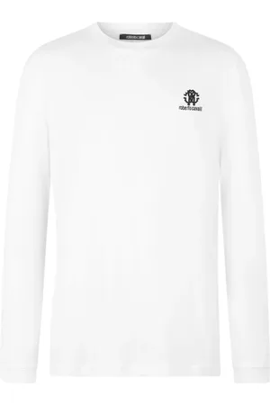 Roberto Cavalli Hombre, Camisetas, Blanco, Talla: XL
