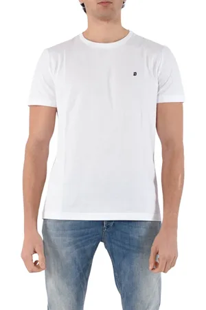 Dondup Hombre, Camisetas, Blanco, Talla: 3XL