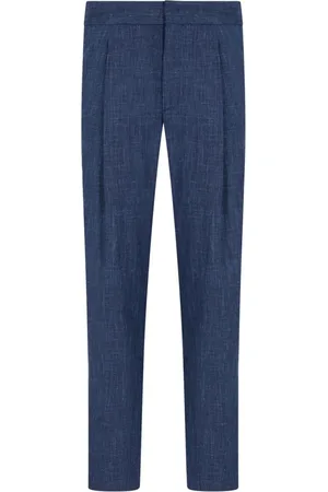 Giorgio Armani Hombre, Pantalones, Azul, Talla: L