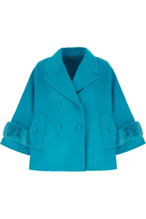 ERMANNO SCERVINO Mujer, Chaquetas, Azul, Talla: S