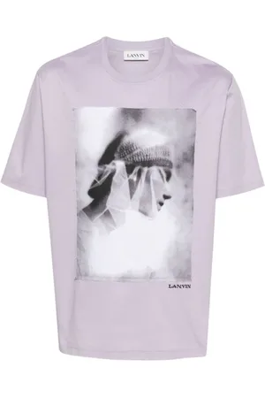 Lanvin Hombre, Camisetas, Púrpura, Talla: L