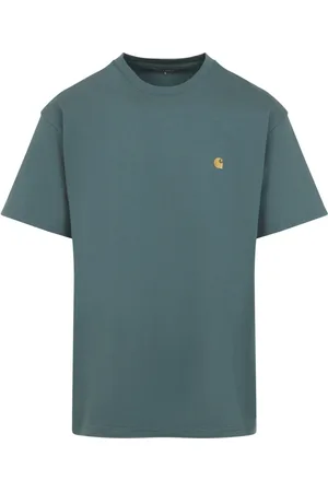 Carhartt Hombre, Camisetas, Verde, Talla: S