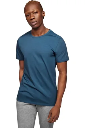 On Running Hombre, Camisetas, Azul, Talla: L