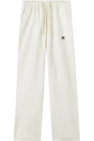 Palm Angels Hombre, Pantalones, Blanco, Talla: M