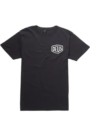 Deus Ex Machina Hombre, Camisetas, Negro, Talla: L