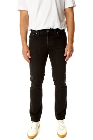 Nudie Jeans Hombre, Vaqueros, Negro, Talla: W33 L30