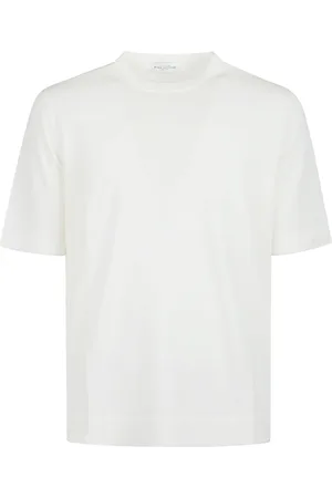 BALLANTYNE Hombre, Camisetas, Blanco, Talla: M