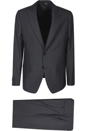 LARDINI Hombre, Trajes, Negro, Talla: L