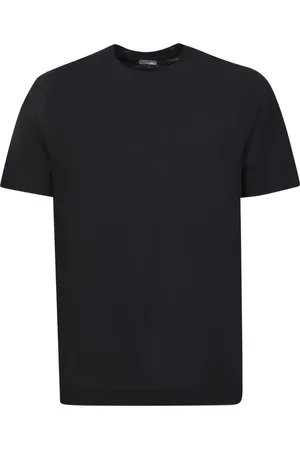 ZANONE Hombre, Camisetas, Negro, Talla: L