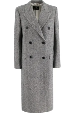 Etro Mujer, Abrigos, Gris, Talla: M