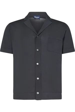 DRUMOHR Hombre, Camisas, Negro, Talla: L