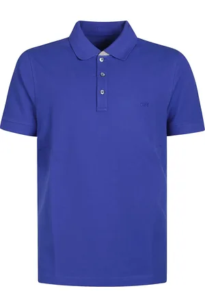 FAY Hombre, Camisetas, Azul, Talla: L