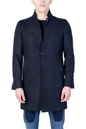 MULISH Hombre, Abrigos, Azul, Talla: 3XL