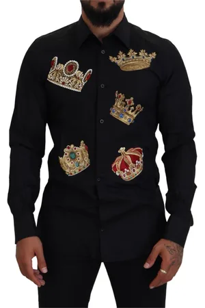 Dolce & Gabbana Hombre, Camisas, Negro, Talla: L