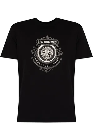 Les Hommes Hombre, Camisetas, Negro, Talla: L