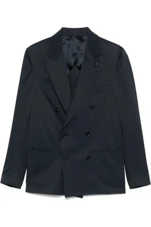 LARDINI Hombre, Chaquetas, Azul, Talla: 2XL