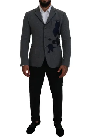 Dolce & Gabbana Hombre, Trajes, Gris, Talla: S