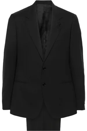 LARDINI Hombre, Trajes, Negro, Talla: 2XL