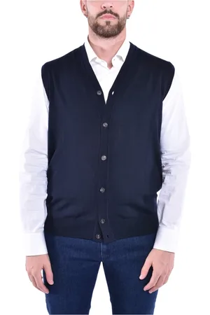 KANGRA CASHMERE Hombre, Chaquetas, Azul, Talla: S