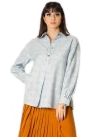 Beatrice B Mujer, Blusas y Camisas, Azul, Talla: S
