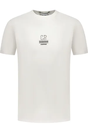 C.P. Company Hombre, Camisetas, Blanco, Talla: S