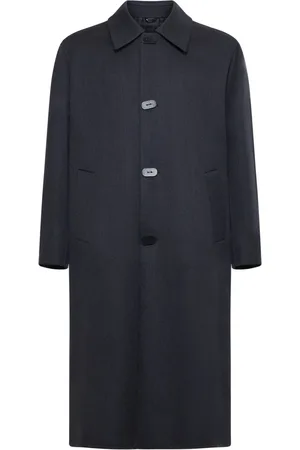 Fendi Hombre, Abrigos, Azul, Talla: L