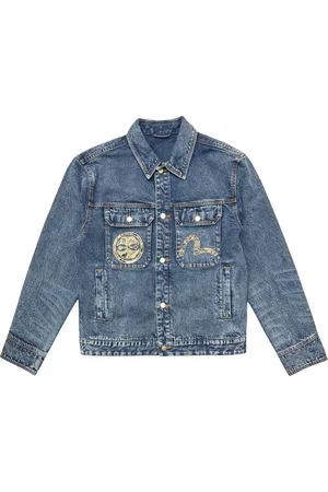 Evisu Hombre, Chaquetas, Azul, Talla: L