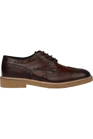 Exton Hombre, Zapatos, Marrón, Talla: 42 EU