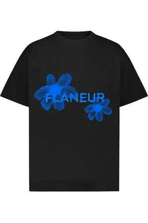FLÂNEUR Hombre, Camisetas, Negro, Talla: L