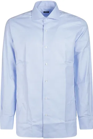 BARBA Hombre, Camisas, Azul, Talla: 2XL