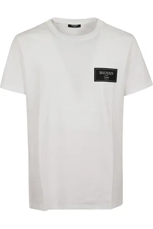 Balmain Hombre, Camisetas, Blanco, Talla: L
