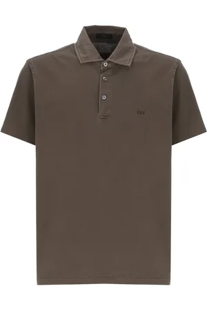 FAY Hombre, Camisetas, Marrón, Talla: M