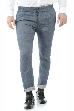 D.A. Daniele Alessandrini Hombre, Pantalones, Azul, Talla: M