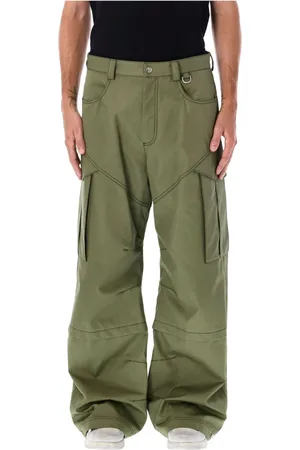 OFF-WHITE Hombre, Pantalones, Verde, Talla: M