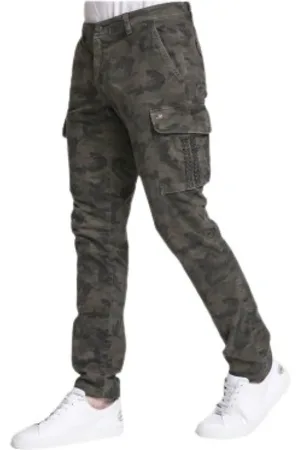 Masons Hombre, Pantalones, Verde, Talla: W42