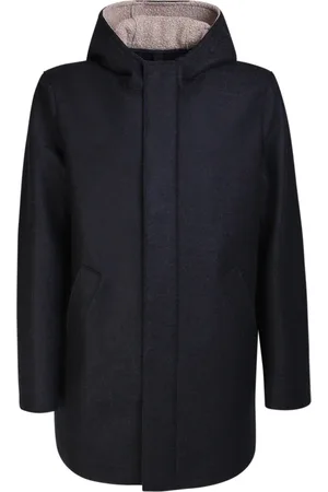 Harris Wharf London Hombre, Abrigos, Azul, Talla: L