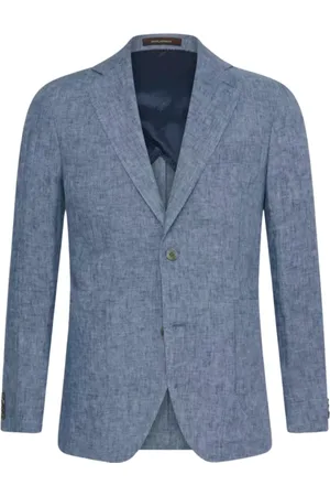 Oscar Jacobson Hombre, Chaquetas, Azul, Talla: S