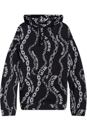 VERSACE Hombre, Sudaderas, Negro, Talla: XL