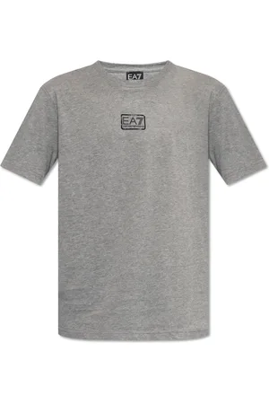 EA7 Hombre, Camisetas, Gris, Talla: L