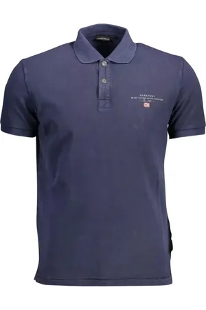 Napapijri Hombre, Camisetas, Azul, Talla: S