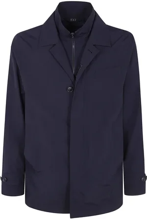 FAY Hombre, Chaquetas, Azul, Talla: 2XL