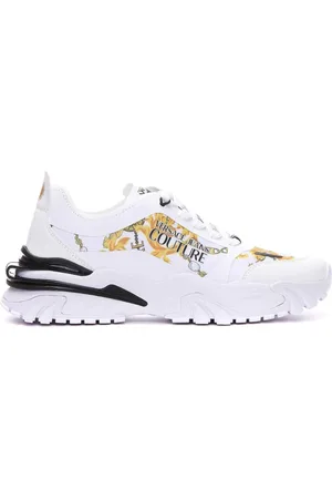 VERSACE Hombre, Zapatos, Blanco, Talla: 42 EU