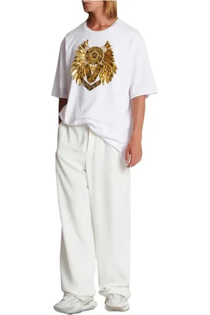 Balmain Hombre, Pantalones, Blanco, Talla: M