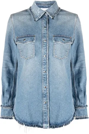 Chloé Mujer, Blusas y Camisas, Azul, Talla: S