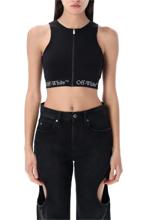 OFF-WHITE Mujer, Camisetas, Negro, Talla: S