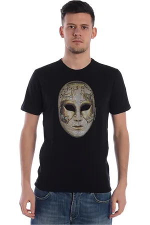 D.A. Daniele Alessandrini Hombre, Camisetas, Negro, Talla: S